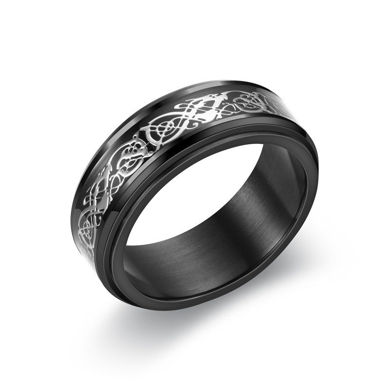 Personality Ring Titanium Steel Hip Hop Simplicity 7 Personality Ring Titanium Steel Hip Hop Simplicity - Image 7