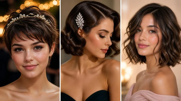 15 Prom Hairstyles for Short Hair That Look Effortlessly Elegant
