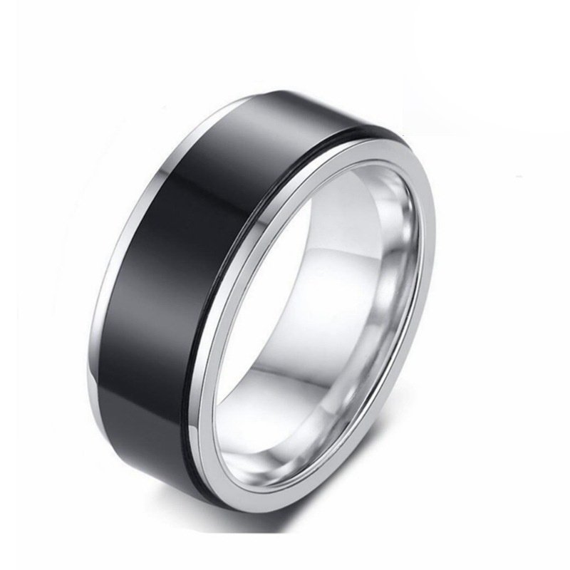 Personality Ring Titanium Steel Hip Hop Simplicity 5 Personality Ring Titanium Steel Hip Hop Simplicity - Image 5