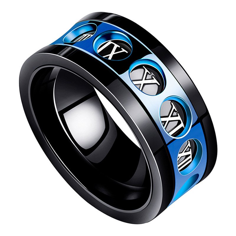 Personality Ring Titanium Steel Hip Hop Simplicity 6 Personality Ring Titanium Steel Hip Hop Simplicity - Image 6