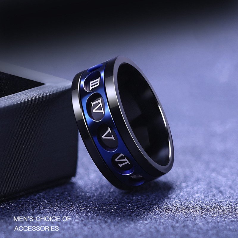 Personality Ring Titanium Steel Hip Hop Simplicity 1 Personality Ring Titanium Steel Hip Hop Simplicity
