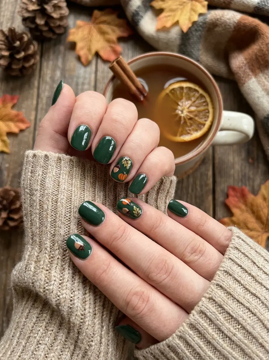 beautiful thanksgiving nails 161