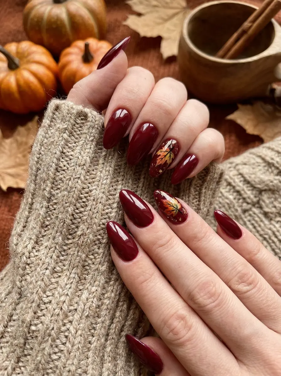 beautiful thanksgiving nails 165