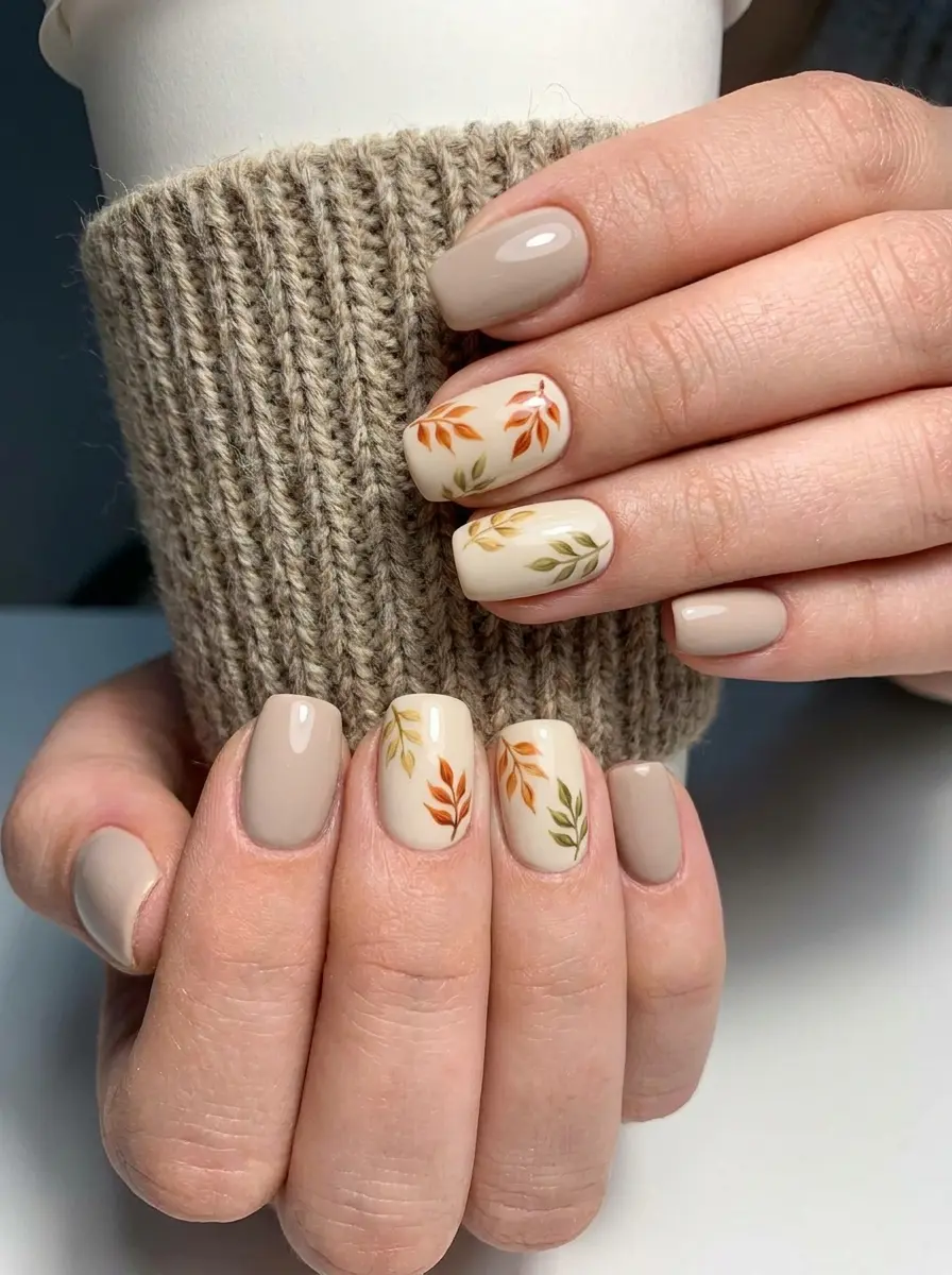 beautiful thanksgiving nails 170