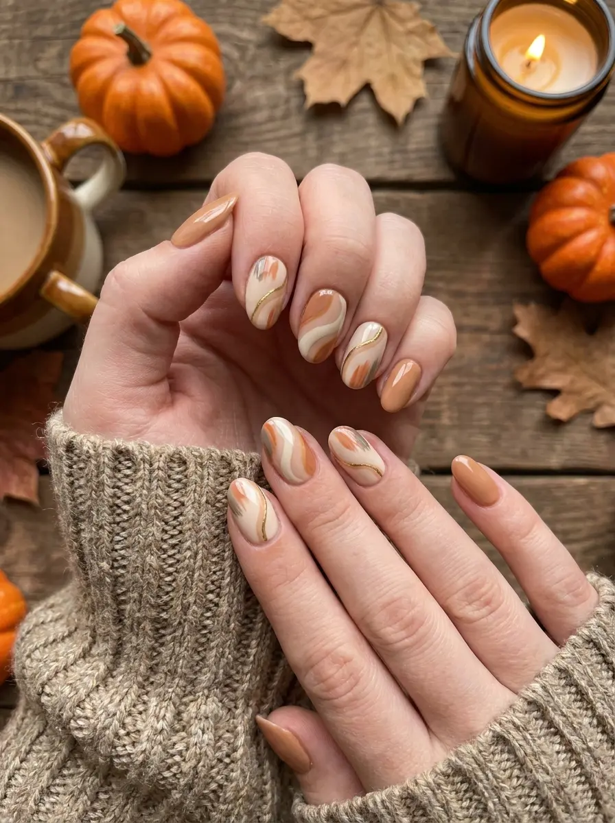 beautiful thanksgiving nails 177