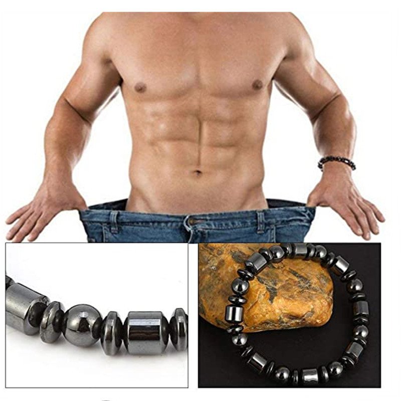 Weight Loss Magnet Bracelets For Women Men Pentagram Stone Magnetic Therapy Bracelets Pain Relief Slimming Health Jewelry 3 Weight Loss Magnet Bracelets For Women Men Pentagram Stone Magnetic Therapy Bracelets Pain Relief Slimming Health Jewelry - Image 3