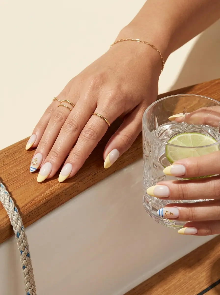 chic vacation nail ideas 1337