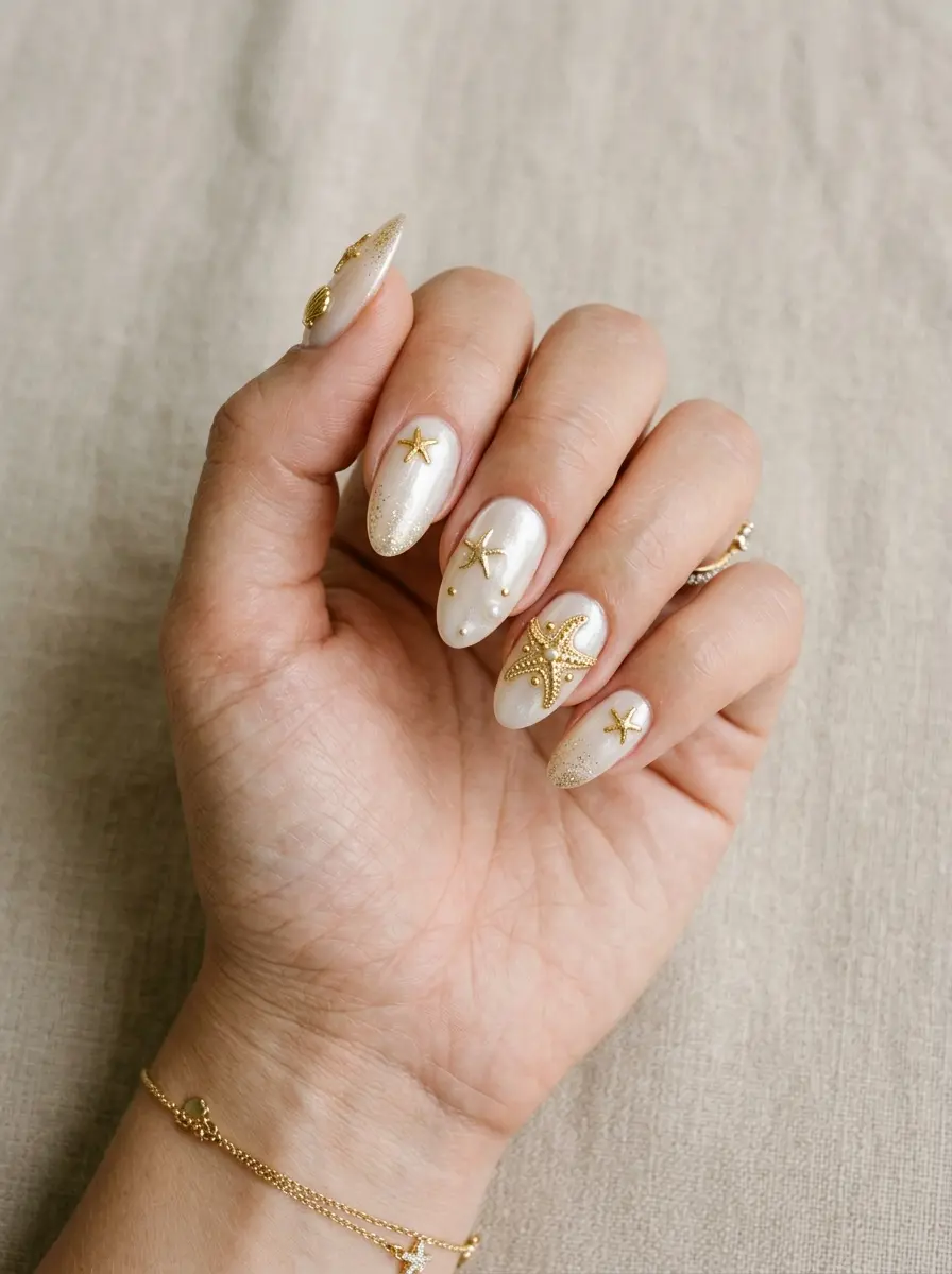 chic vacation nail ideas 1338