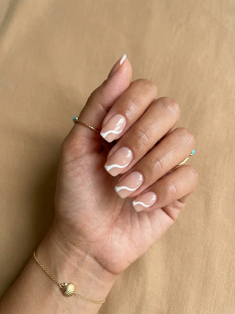chic vacation nail ideas 1340