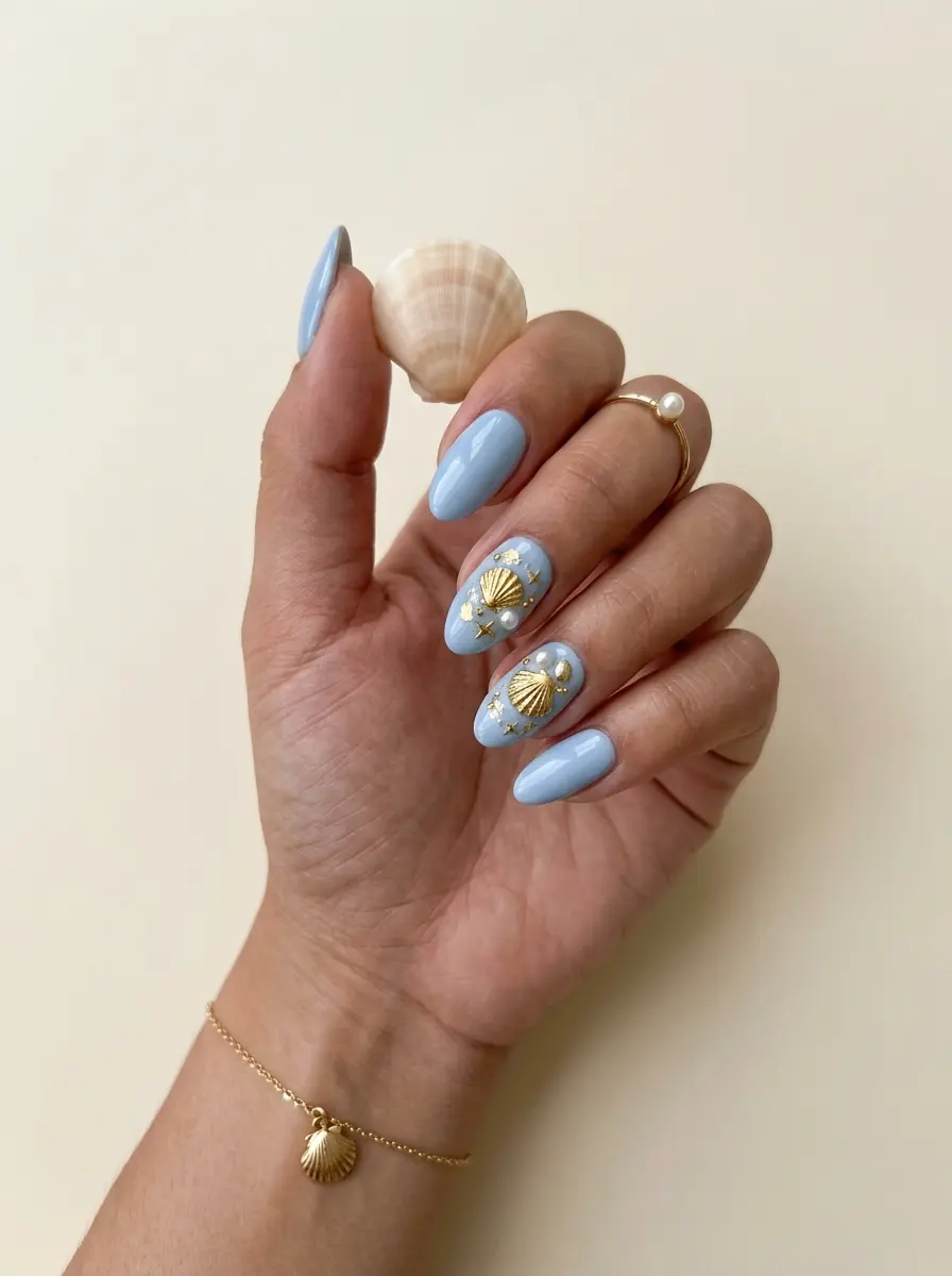 chic vacation nail ideas 1344