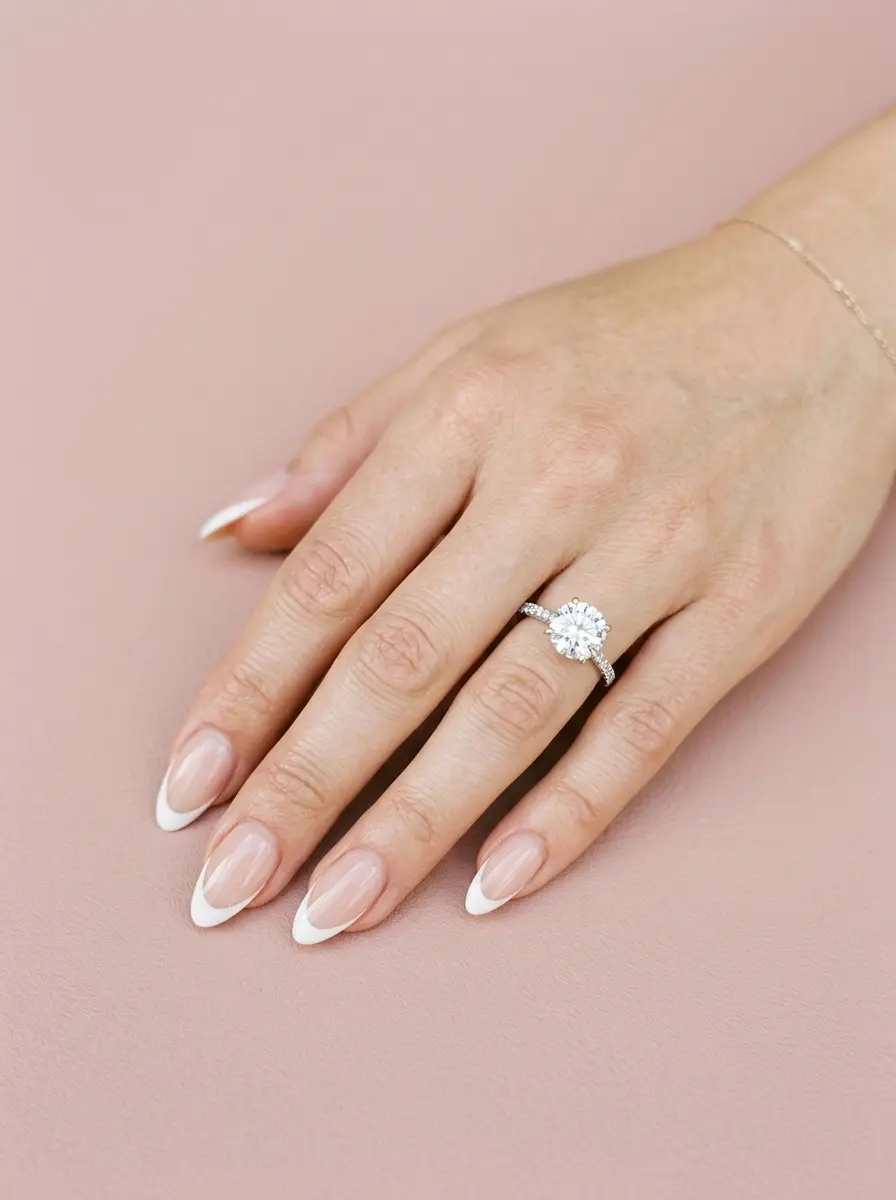 25 Classy French Nail Ideas for a Polished, Timeless Manicure 7 classy french nail ideas 1355