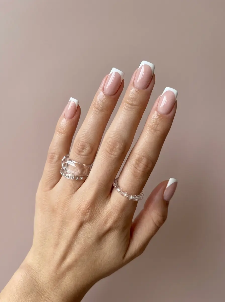 25 Classy French Nail Ideas for a Polished, Timeless Manicure 17 classy french nail ideas 1365