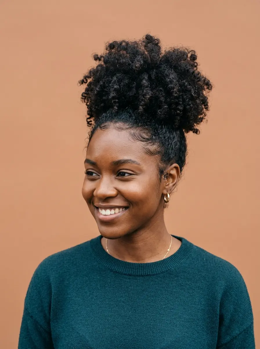 curly bun hairstyles that work for every occasion 1277
