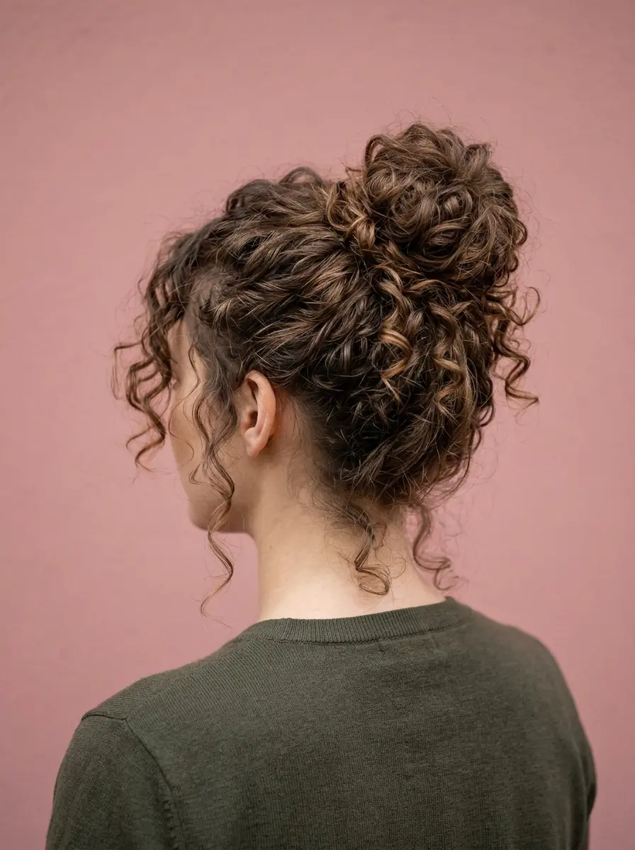 curly bun hairstyles that work for every occasion 1279