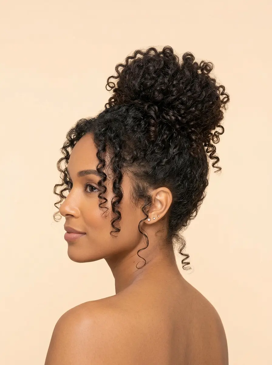 curly bun hairstyles that work for every occasion 1280
