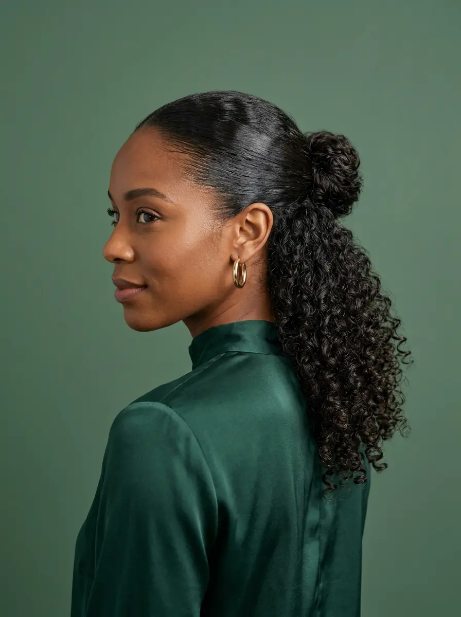 curly bun hairstyles that work for every occasion 1281