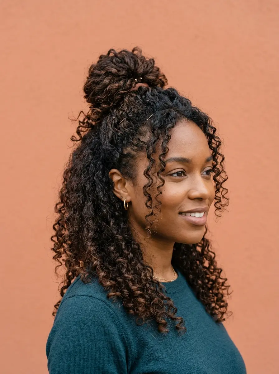 curly bun hairstyles that work for every occasion 1282