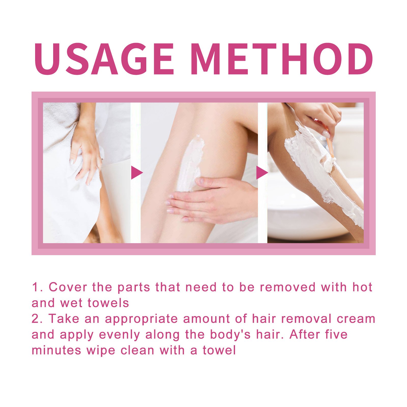 EELHOE Hair Removal Cream For Mrs, Full Body Underarm Gentle Hair Removal Without Irritation Refreshing Moisturizing Smooth Hair Removal Cream 7 EELHOE Hair Removal Cream For Mrs, Full Body Underarm Gentle Hair Removal Without Irritation Refreshing Moisturizing Smooth Hair Removal Cream - Image 7