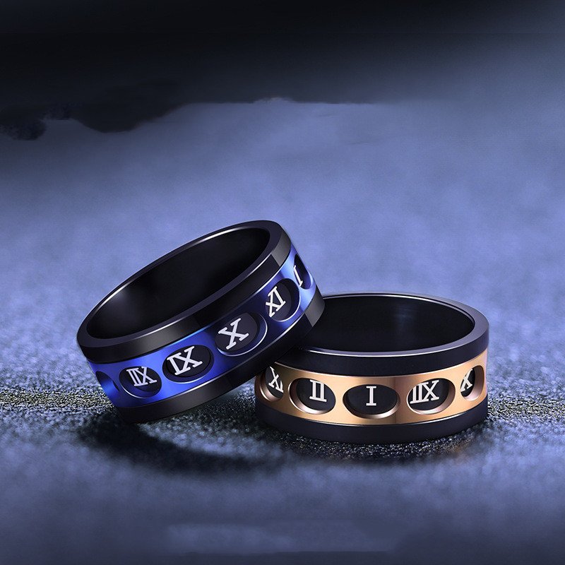Personality Ring Titanium Steel Hip Hop Simplicity 9 Personality Ring Titanium Steel Hip Hop Simplicity - Image 9