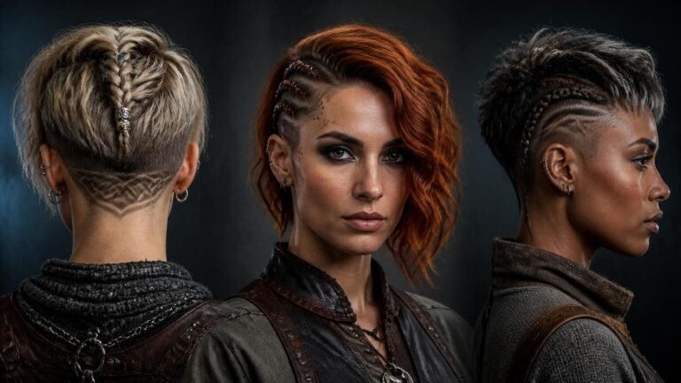 24 Viking Hairstyles for Women with Short Hair That Look Bold and Modern