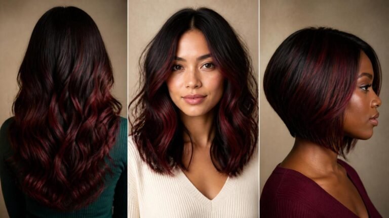 28 Cherry Cola Balayage Ideas That Look Deeply Rich and Gorgeous on Dark Hair