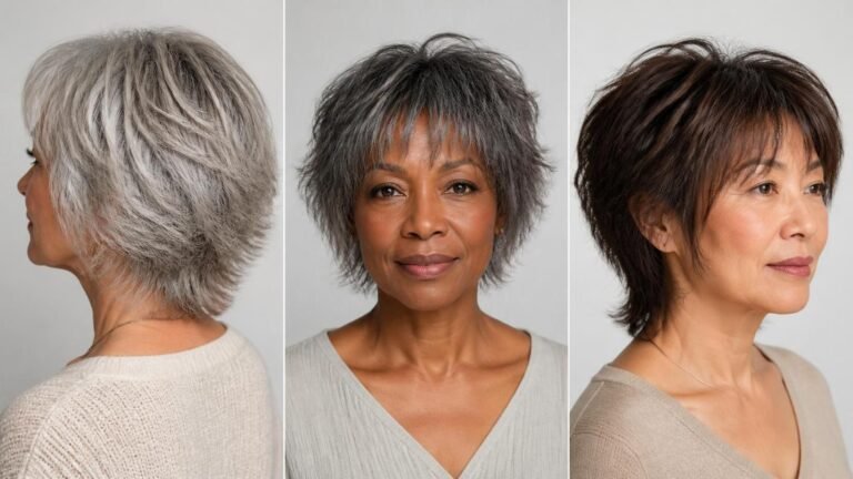 20 Shaggy Hairstyles for Women Over 50 With Thin Fine Hair