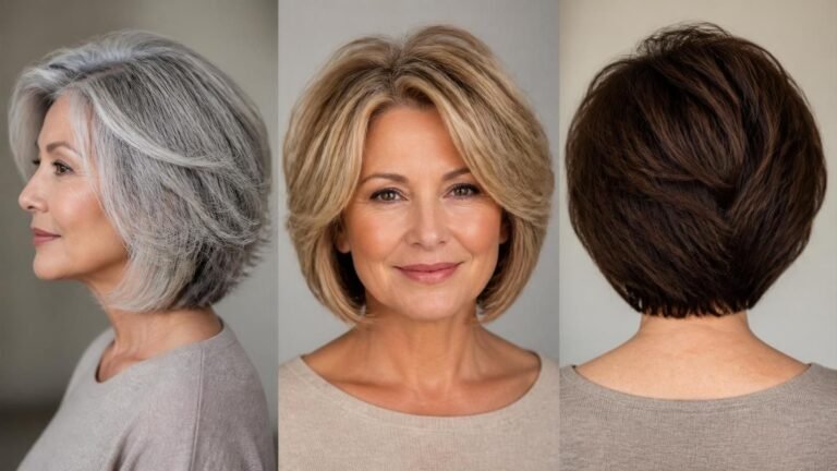 19 Layered Bob Hairstyles for Older Women That Add Volume