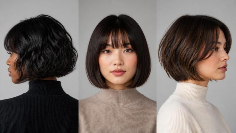 19 Chin-Length Hairstyles With Bangs That Frame the Face Beautifully