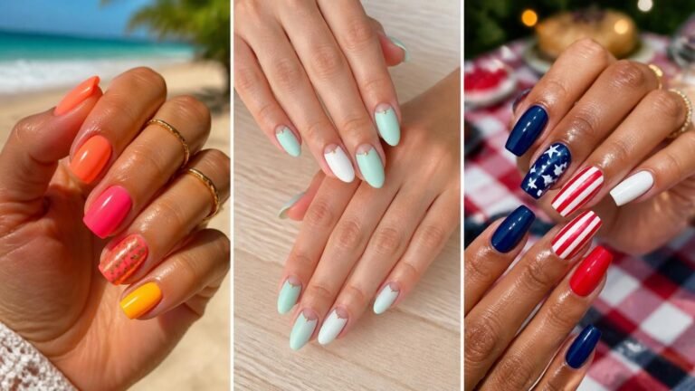 24 Stunning July Nail Ideas: Bold Colors, Clean Designs & Easy Summer Manicures