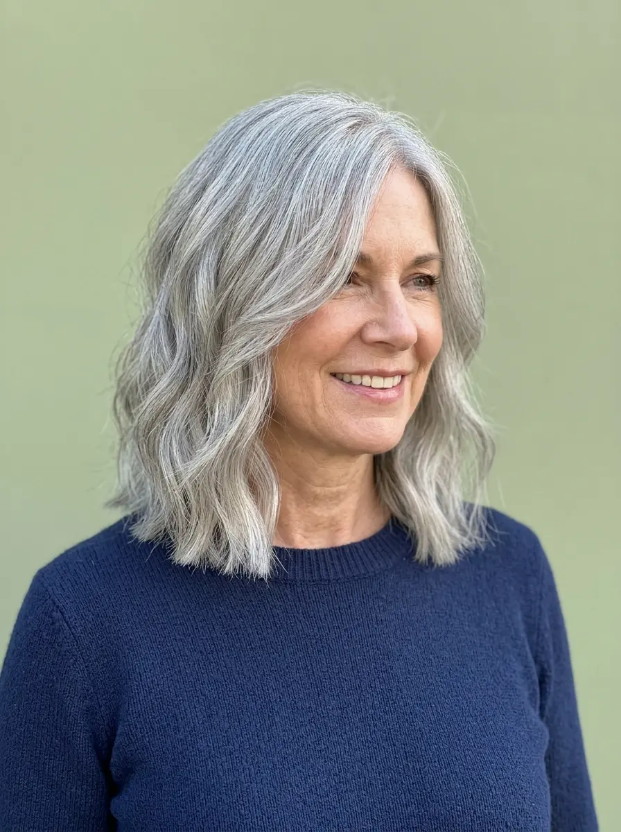 hairstyles for thin fine gray hair that add instan 1129