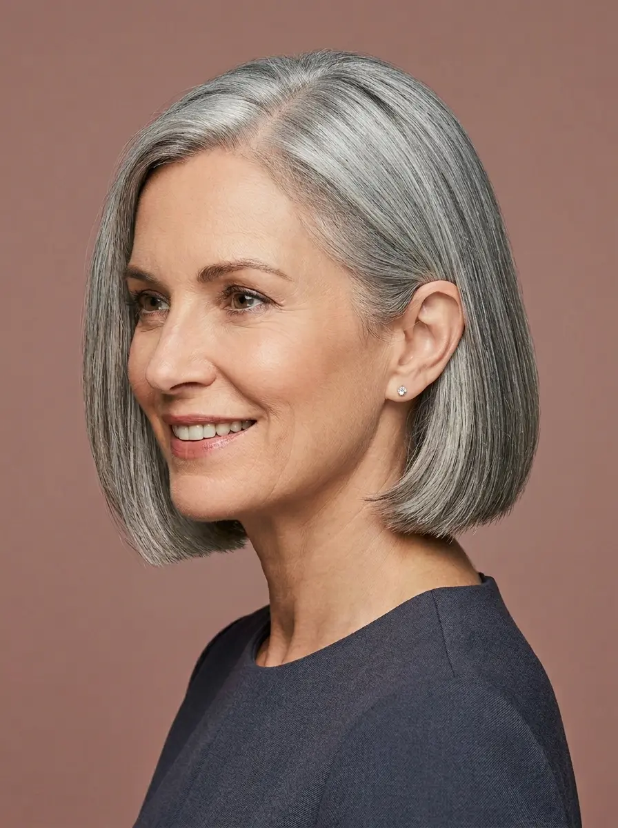 hairstyles for thin fine gray hair that add instan 1130
