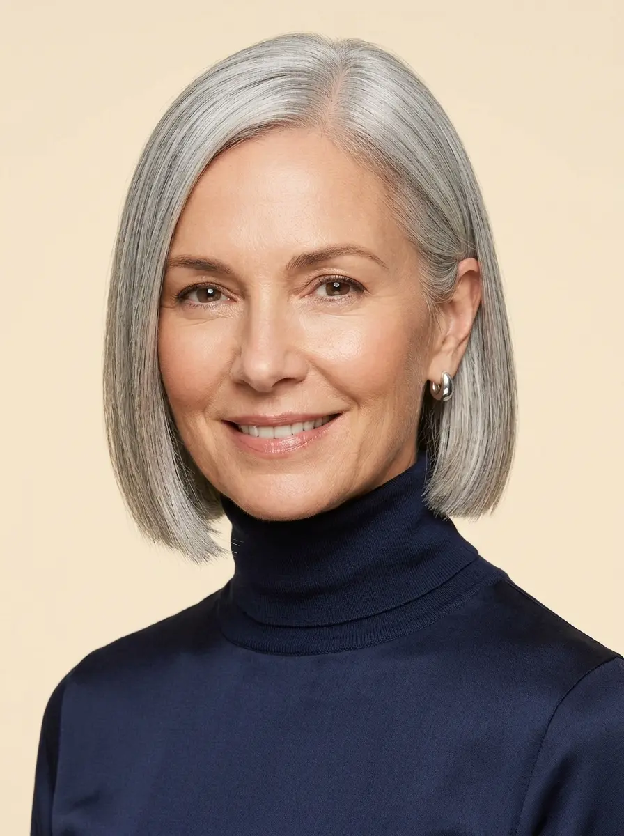 hairstyles for thin fine gray hair that add instan 1133