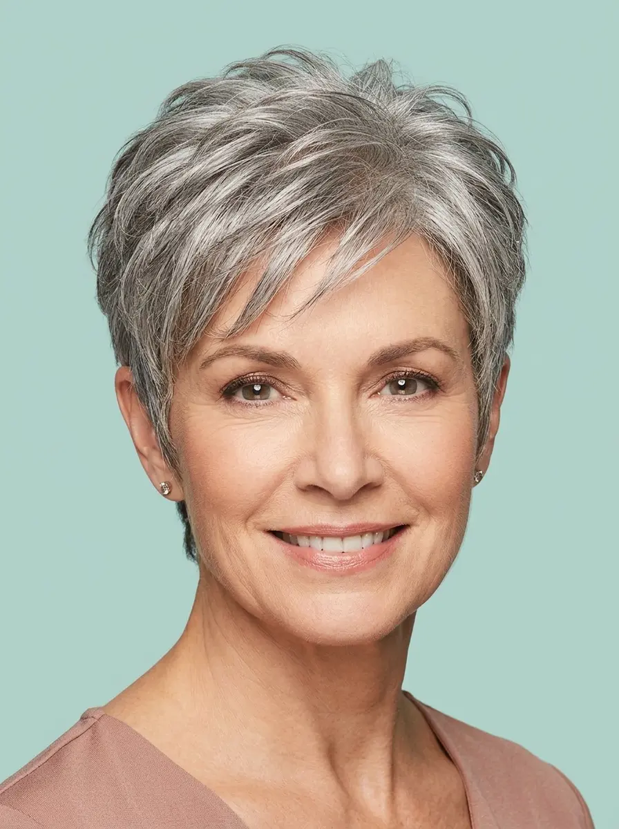 hairstyles for thin fine gray hair that add instan 1142