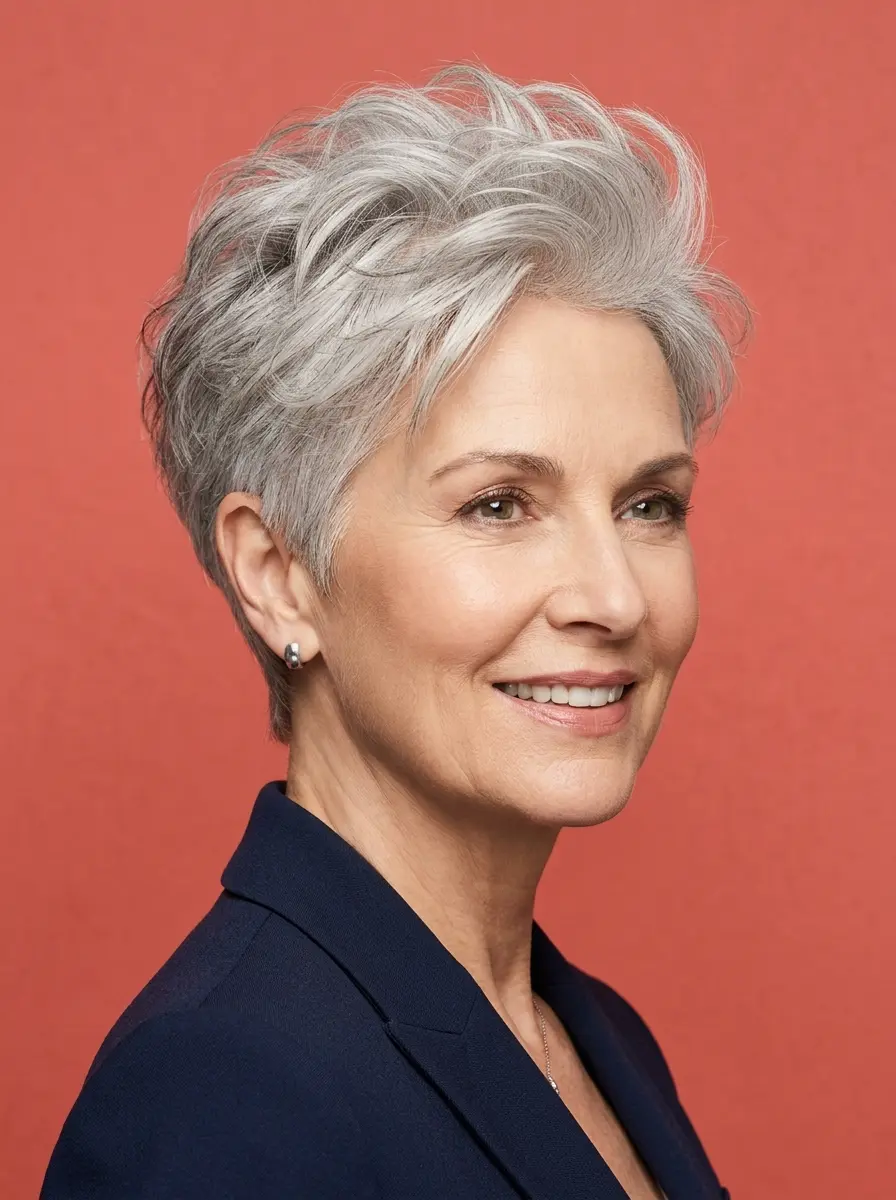 hairstyles for thin fine gray hair that add instan 1145