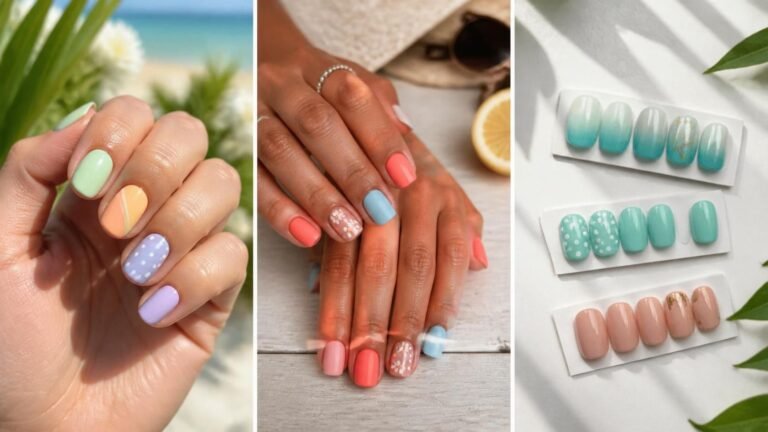 24 Short Summer Nail Ideas With Fresh Colors and Easy Designs You Will Love