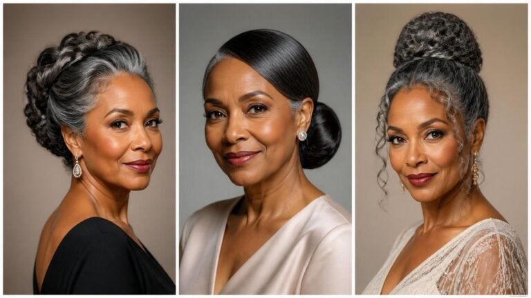 18 Gorgeous Updo Hairstyles for Older Black Women That Look Polished Every Time