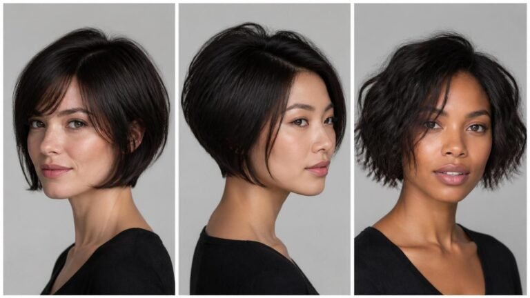 17 Short Bob Hairstyles for Dark Thin Fine Hair That Create Real Volume