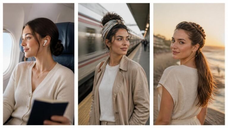 10 Easy Travel Hairstyles That Stay Put All Day — No Touch-Ups Needed