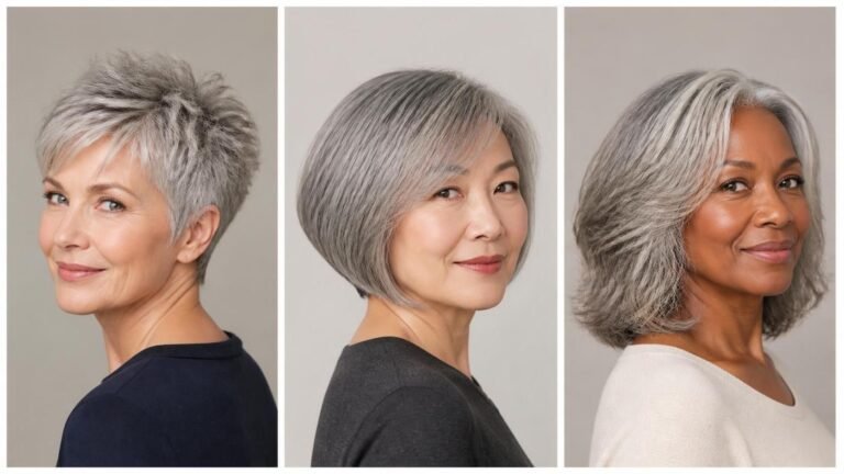 20 Hairstyles for Thin Fine Gray Hair That Add Instant Fullness