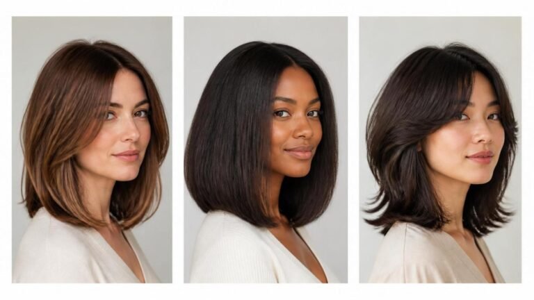 19 Medium Length Haircuts for Thick Hair That Cut Bulk Without Losing Shape