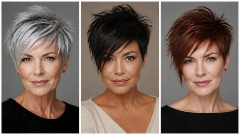 20 Edgy Choppy Pixie Haircuts for Women Over 50 With Bold Texture