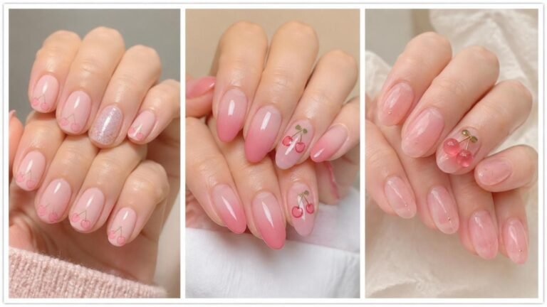 22 Pink Cherry Nail Ideas That Are Sweet, Glossy, and Easy to Wear