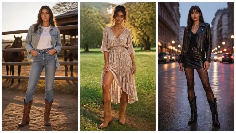 How to Style Cowboy Boots: 10 Outfit Ideas That Work for Every Aesthetic