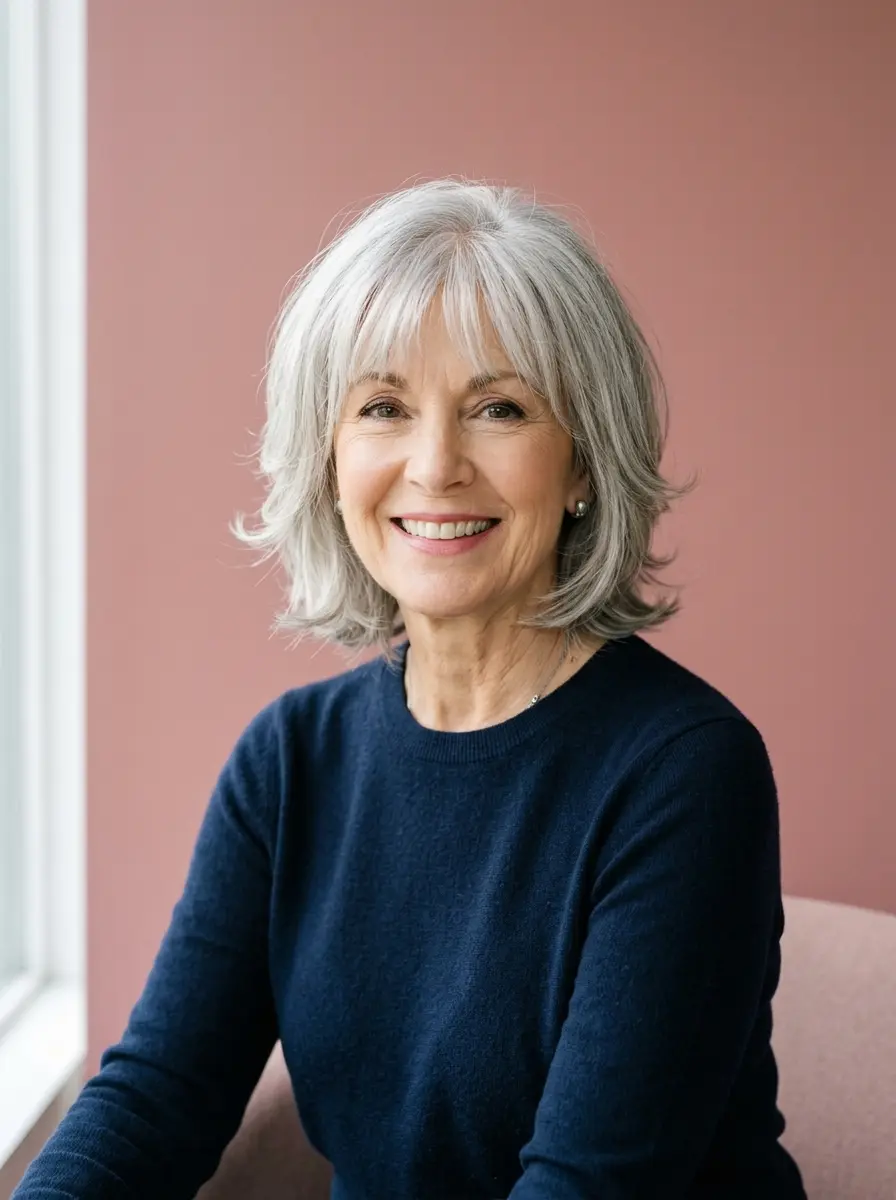 layered haircuts for women over 60 that add soft 1187