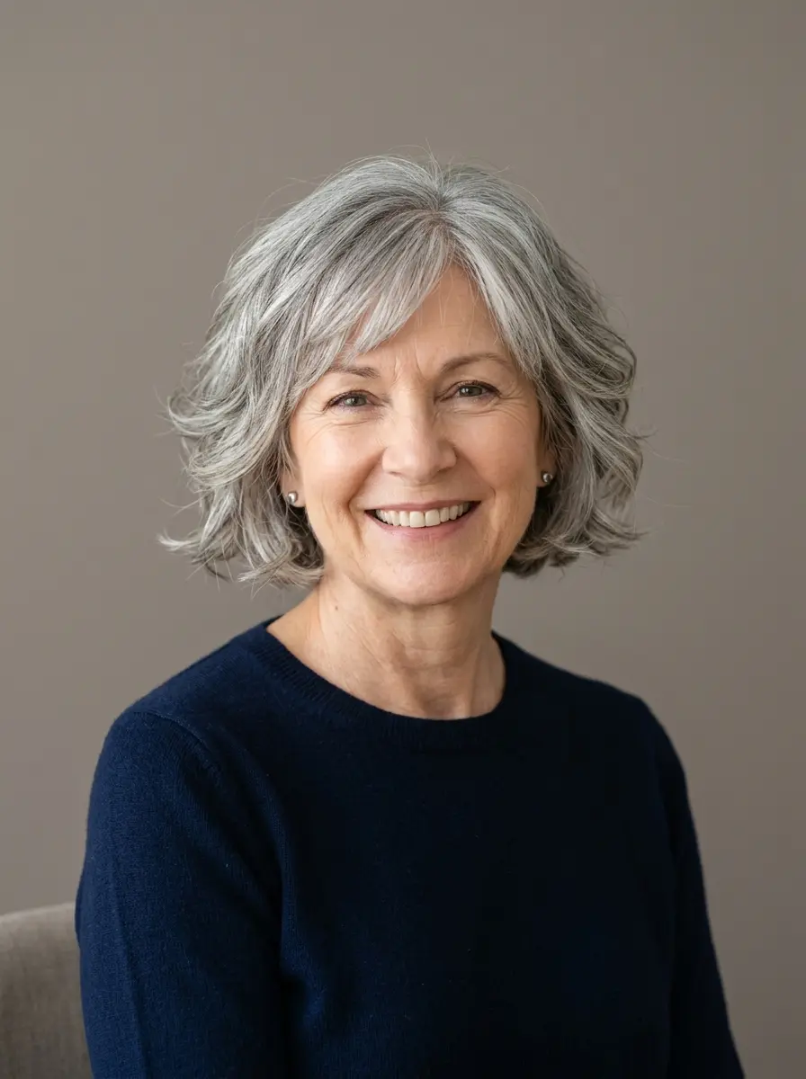 layered haircuts for women over 60 that add soft 1188