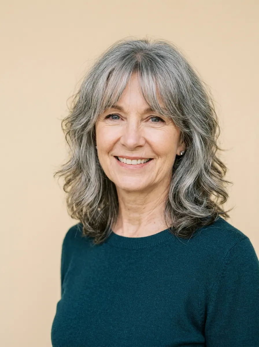 layered haircuts for women over 60 that add soft 1195