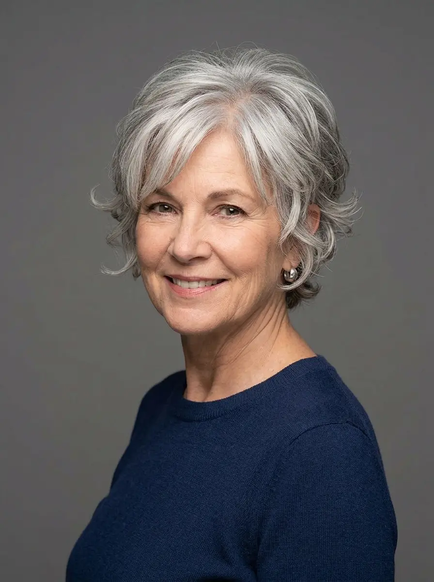 layered haircuts for women over 60 that add soft 1197