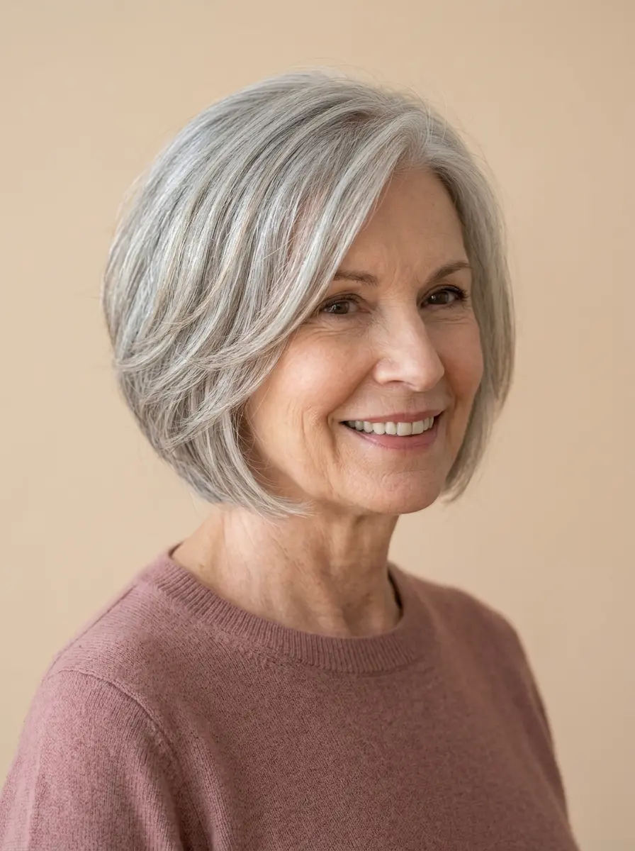 layered haircuts for women over 60 that add soft 1198