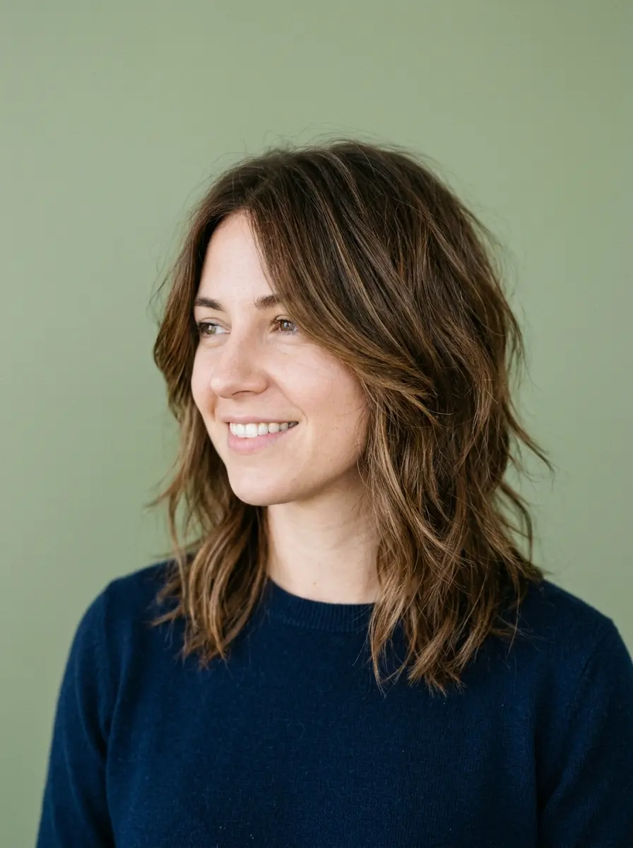 20 Medium Length Haircuts With Layers That Add Movement, Shape, and Real Style 7 medium length haircuts 1460