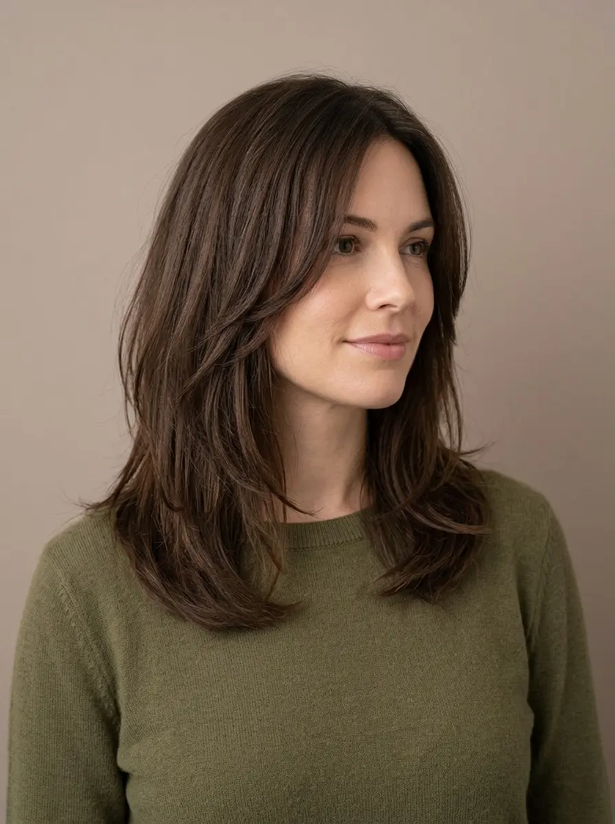 20 Medium Length Haircuts With Layers That Add Movement, Shape, and Real Style 9 medium length haircuts 1462